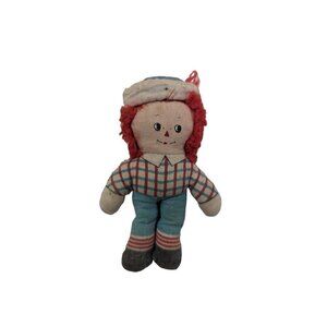Vintage Knickerbocker 1960s Raggedy Andy Cloth Doll 3.5 inches‎